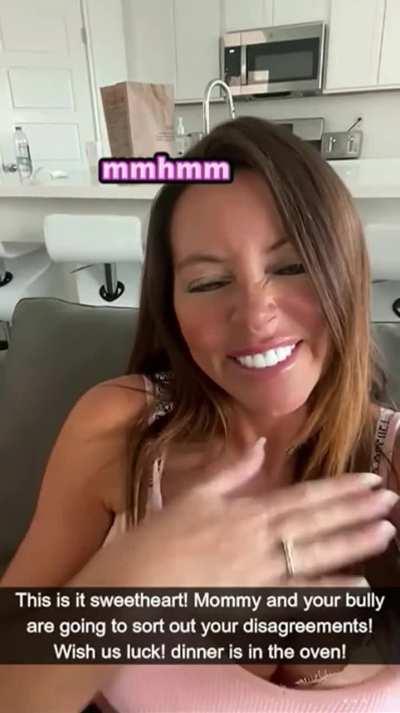 Mommy helped as much as she could