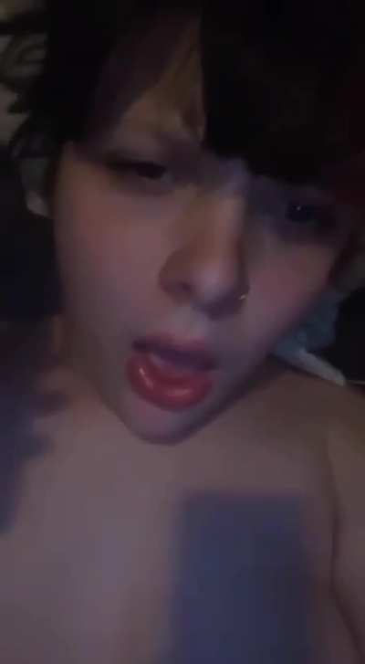 Snoebunny slut sucks cock while on the phone with friend