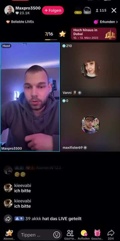 Die hat er nie gegessen.