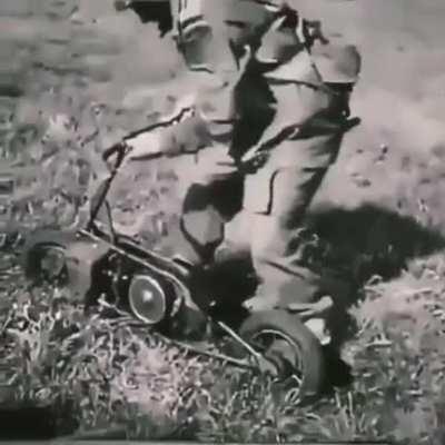 World War 2 and 1 motorcycle