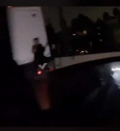 At least he has a mask