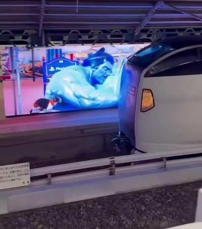 This Tokyo subway PlayStation AD