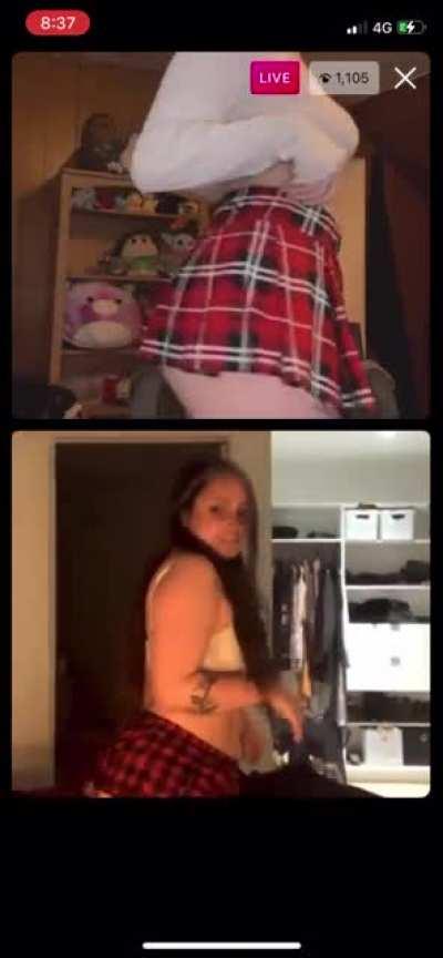 You can see her pussy