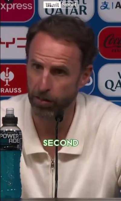 Say what you will about his managerial ability, but nobody can doubt his desire and passion to win. Bring it home, Gareth