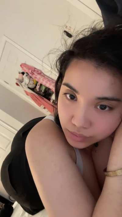 Everything thick on her