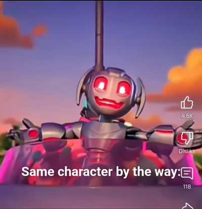 same character by the way