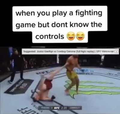 Just smashing buttons