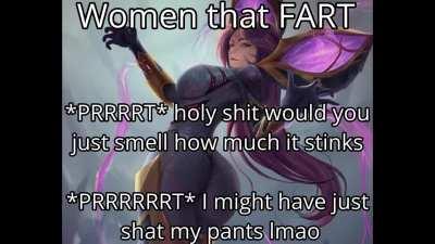Girl fart