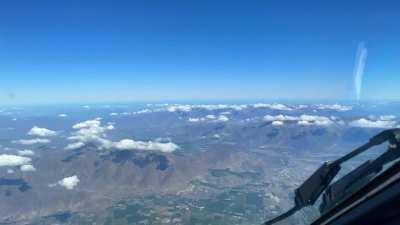 Cruzando la Cordillera de Los Andes