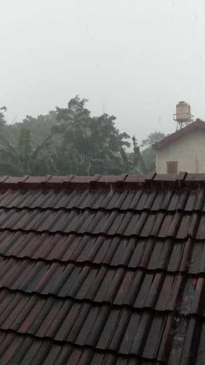 It's the raining season here in indonesia