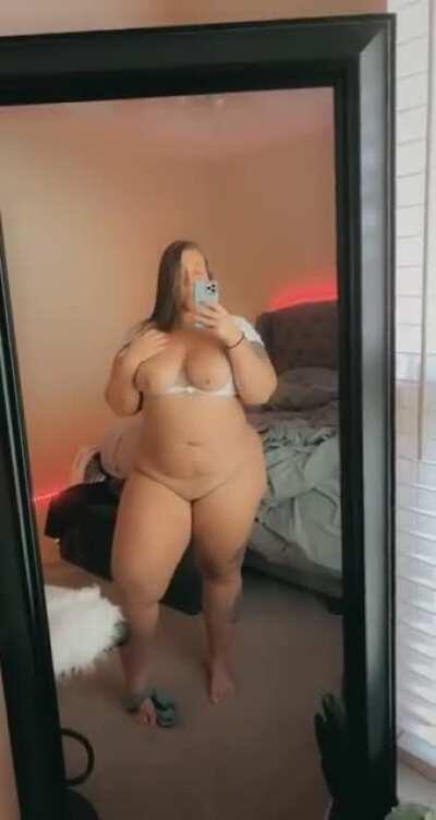 My nipples get so hard when I touch myself like this