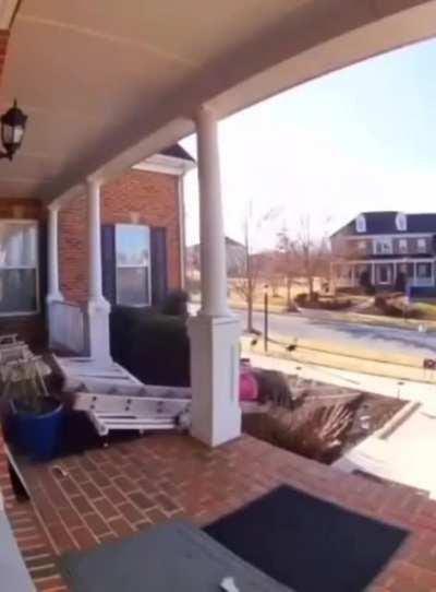 Not extending your extension ladder