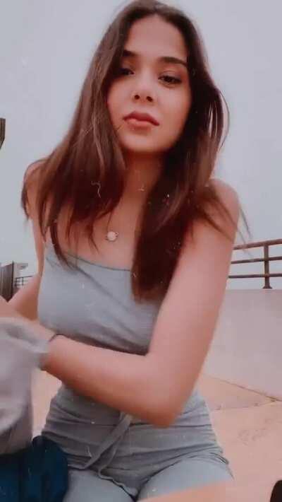 Nipples under t-shirt