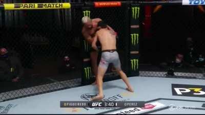 The 125 pound UFC champion is a scary man