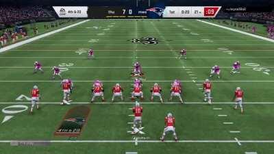 I've seen my fair share of bull crap plays in Madden but this by far is the crappiest of them all.