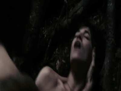 Charlotte Gainsbourg mastrubating in Antichrist(2009)