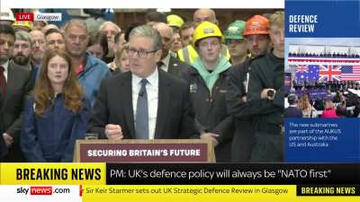 British Prime Minister Starmer: Britain moves to 