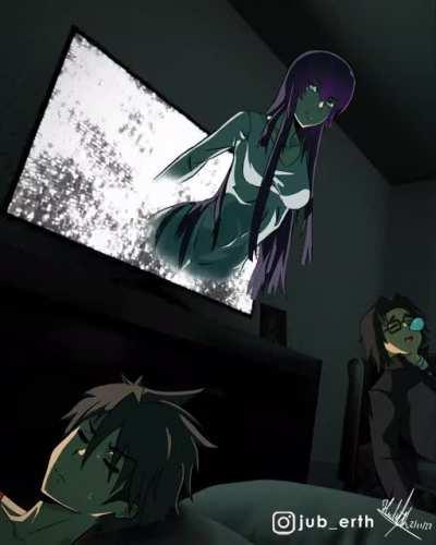 SADAKO SAEKO! Now, this was supposed to be out on Halloween after the poll but I wasn't able to do it on time. Good thing is that I've learned a lot! Next time I'll do the poll weeks before so I can have it on time. For now, enjoy, I'll go to sleep it's 2