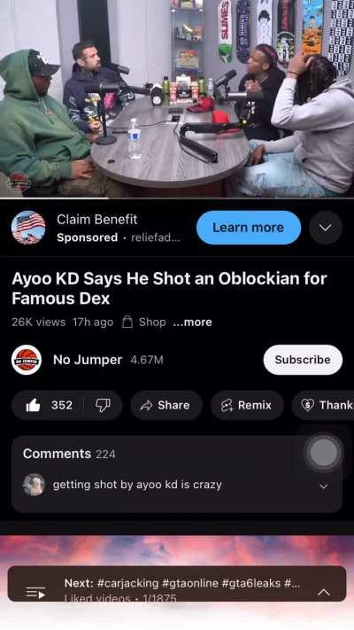 Y’all letting Ayo Kd slide wit dis ? 😂😂💀 and he said dex was a thief stealing pants and all typa shit