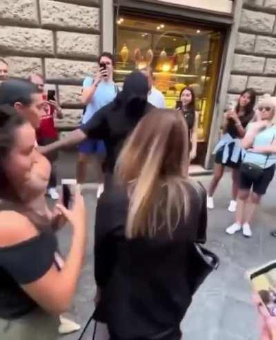 Bianca Censori barely covered her big breasts