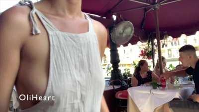 This dress is perfect to expose my nipples to strangers