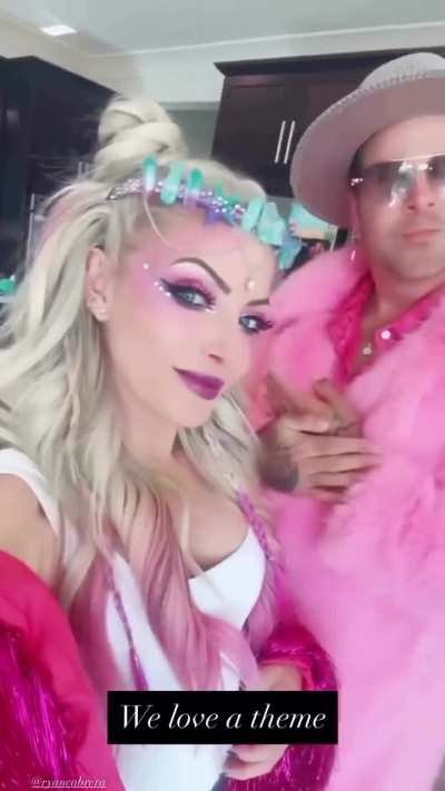 Alexa’s IG story for Halloween!