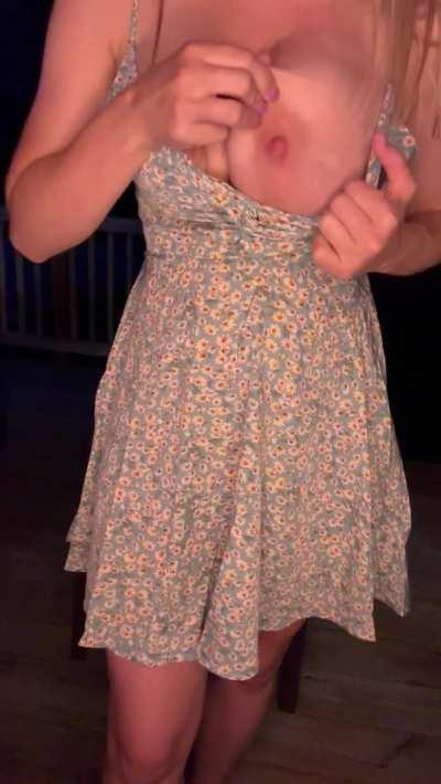 Not wearing any panties 😉