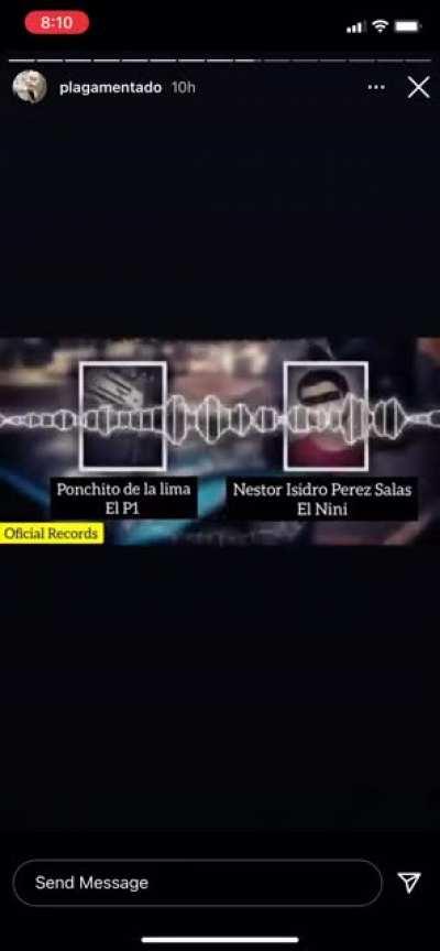 Plaga at it Again: Audio Message to El Nini