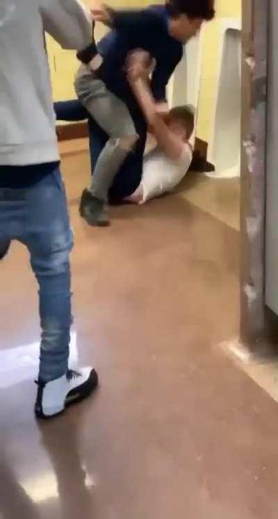Middle School Fight in Bathroom