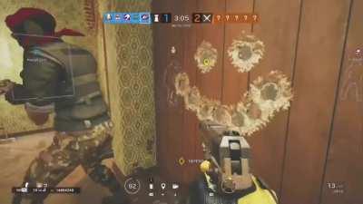 I drew happy faces in the walls to see people’s reactions!