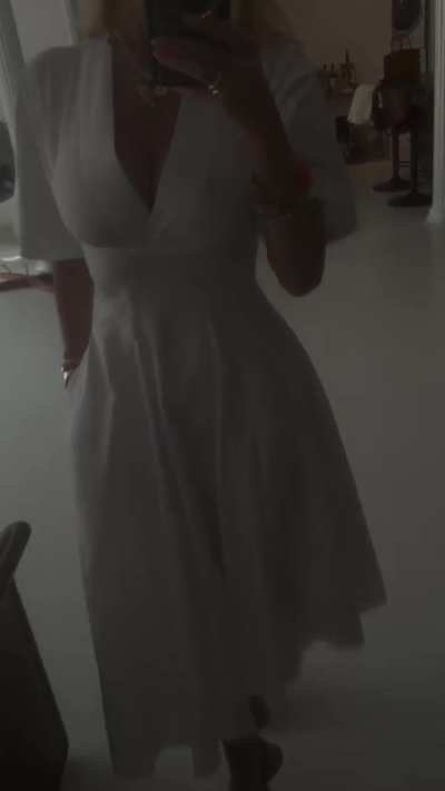 White dress