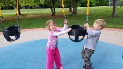 From a few years ago now. Break this one out whenever the kids are not getting along.