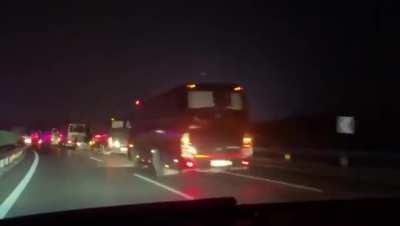 Chinese police swarming Foxconn's Zhengzhou factory to suppress a riot ignited by long COVID lockdown with terrible treatment and unfair pay