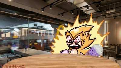 Fleetway tries the grimace shake (By MrDankBoi23 {YouTube})