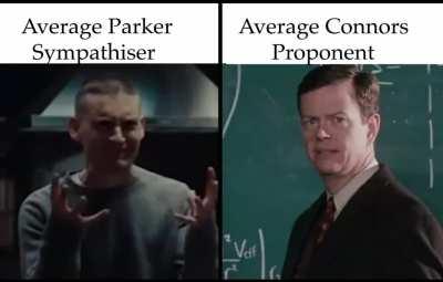 Just so the record's clear on the Connors Vs Parker debate