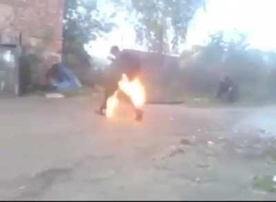WCGW if I dance in from of this burning vehicle
