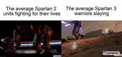 Spartan 3s aren't expendable to me