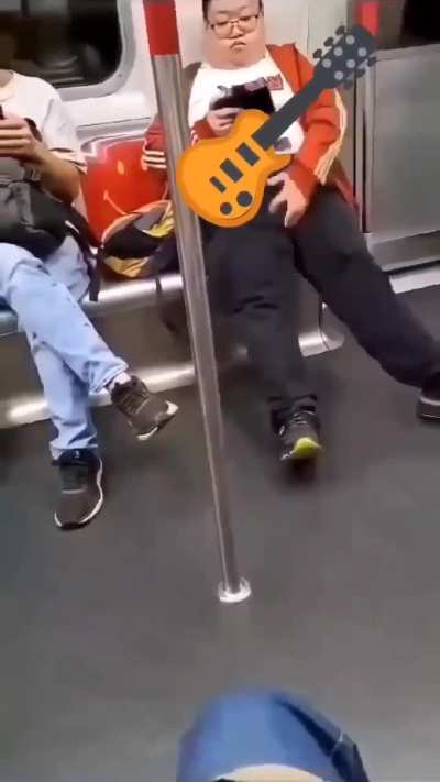 Bro Playing Guitar...