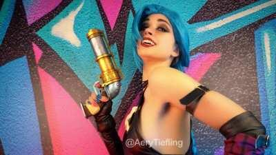 Jinx from Arcane by Aery Tiefling [OC]