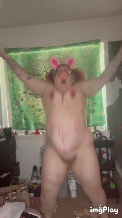 i was definitely out of breath at the end… 🐷