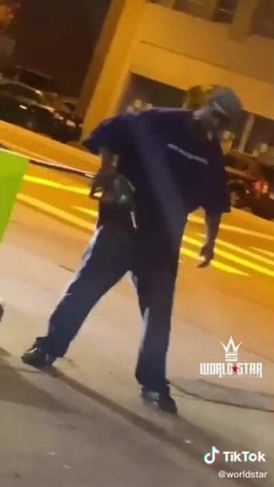 Drinking gas straight from the pump