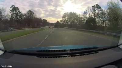 Guess my bright blue car just blends in with the sky...