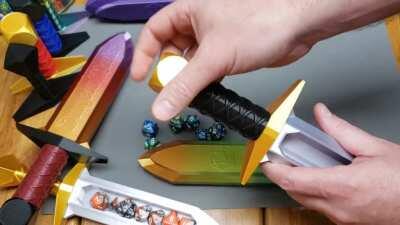 [OC] Happy Holidays - Dice Dagger Giveaway! (mod approved)