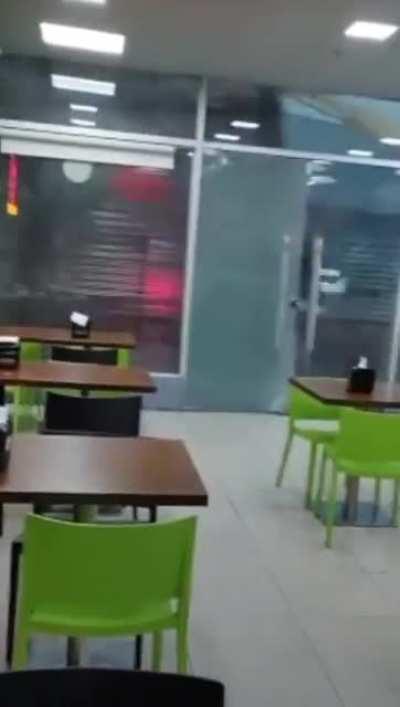 Small hurricane in Panama