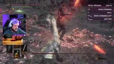 One-button Morse code run update - all base game bosses are down, including NK! Time for DLC!