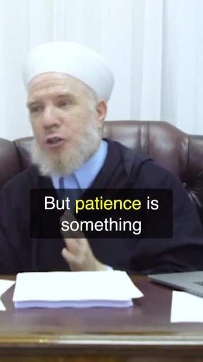 How to acquire patience