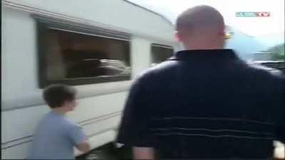 Most calm german father on vacation