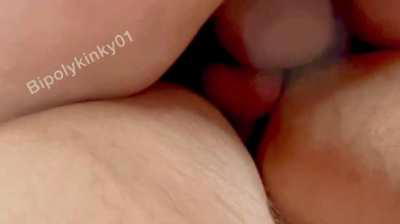 Do you think it’s hot watching their balls slam into each other inside her? I LOVE hearing how wet she is! 