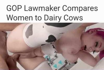 It's an perfect comparison. MAGA treats women like breeding cows.