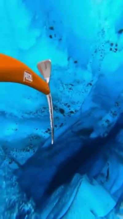 A look into how deep a seemingly shallow glacial body of water is.
